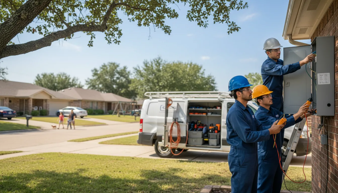 Certified electrician providing emergency electrical services in Newland, NC